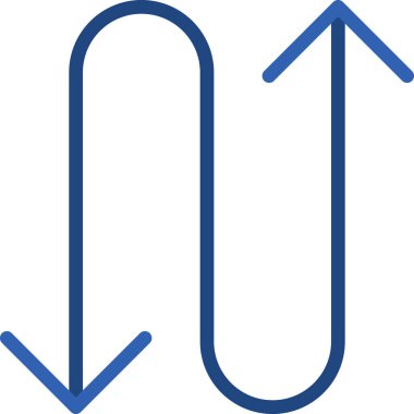 ok simgesi, vektör illüstrasyonu 