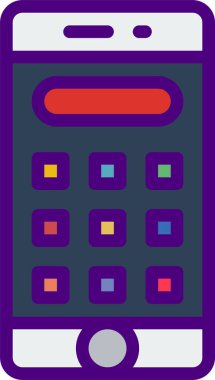 geçiş simgesi, basit vektör illüstrasyonu 