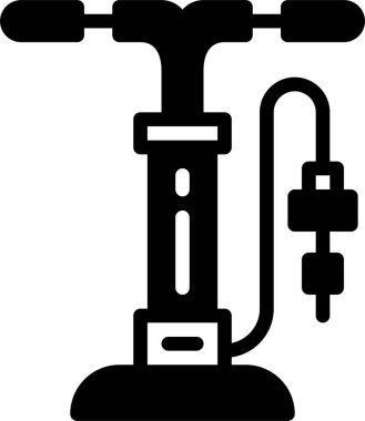 Pompa simgesinin vektör illüstrasyonu