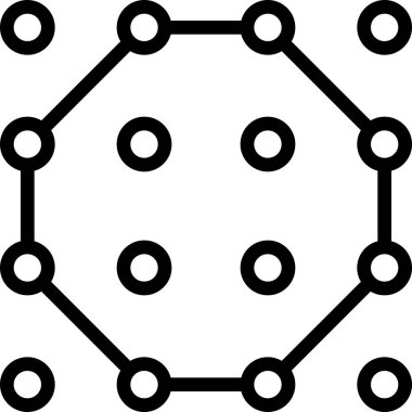soyut geometrik şekilli vektörsüz desen 