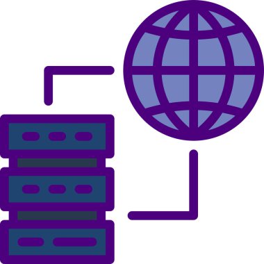 Web konsept tasarımı, basit vektör illüstrasyonu