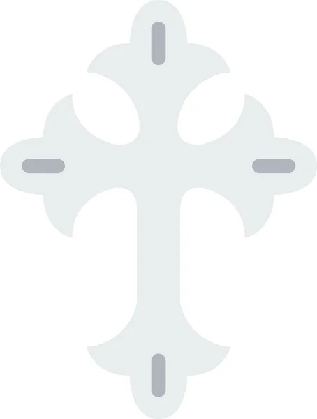 Celtic Cross Icon Vector Illustration — 스톡 벡터