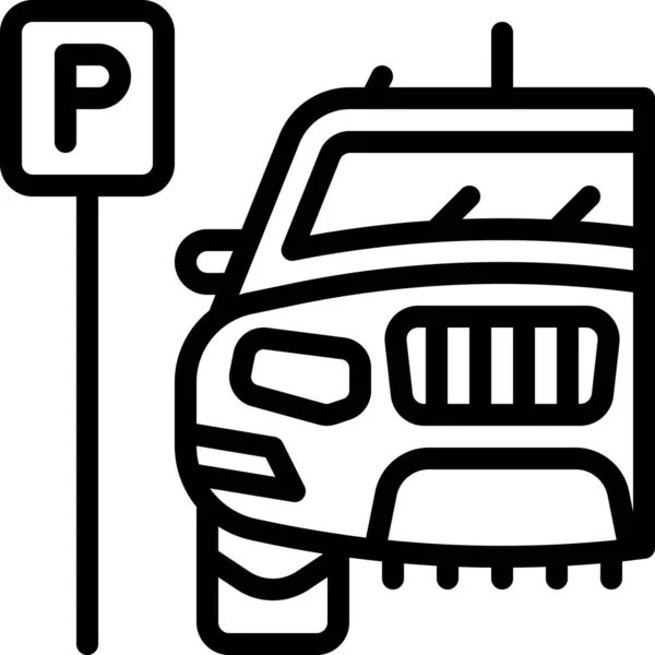 Fahrzeug Symbol Vektor Illustration Hintergrund — Stockvektor