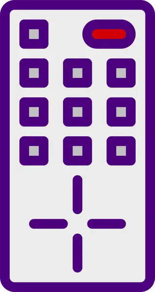 Remote Symbol Vektorillustration — Stockvektor