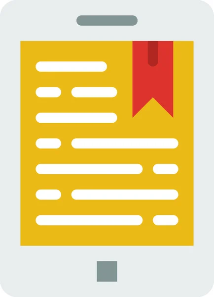 Kindle web simgesi vektör illüstrasyonu