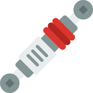 Piston. Web simgesi basit illüstrasyon