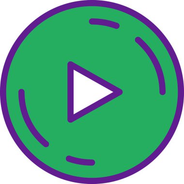 Arayüz düğmesi, vektör illüstrasyonu