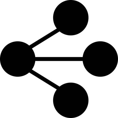 paylaşım sembolü, modern vektör simgesi tasarımı