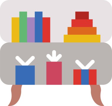 kitap simgesi, vektör illüstrasyonu