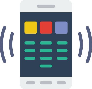 cep telefonu vektör simgesi