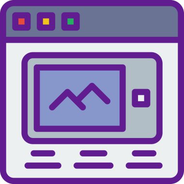 Seo simgesinin vektör illüstrasyonu