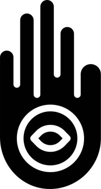 El işareti vektör simgesi