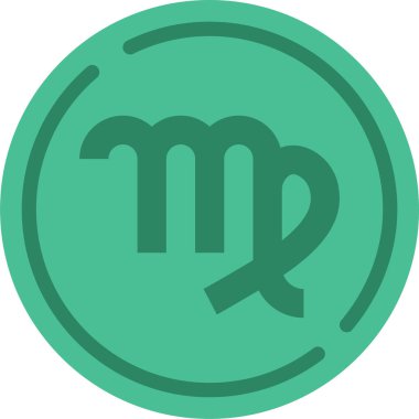 Başak burcu işareti. Web simgesi