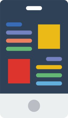 Sohbet simgesi, basit vektör illüstrasyonu 