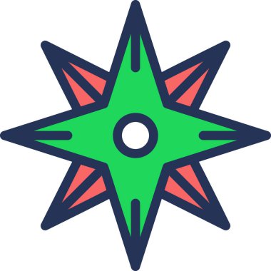 Pusula vektör resimleme arkaplanı