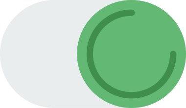 Yuvarlak düğmenin vektör çizimi