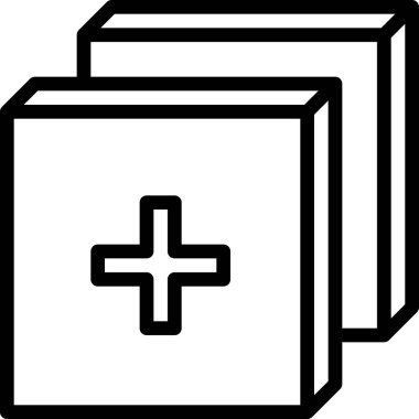 Katman simgesi, basit vektör illüstrasyonu 