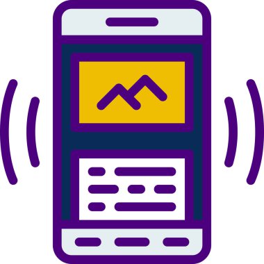 resim simgesi, vektör çizimi 