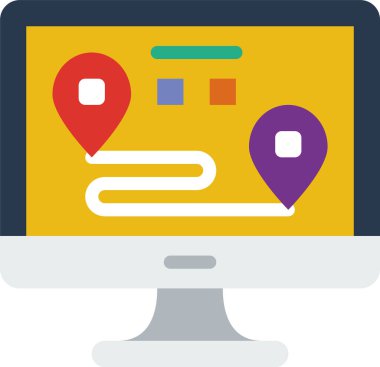 Parça Paketi simgesi, vektör illüstrasyonu