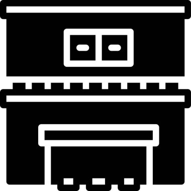 Mobilya. Web simgesi basit illüstrasyon