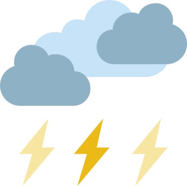 Fırtına web simgesi vektör illüstrasyonuName