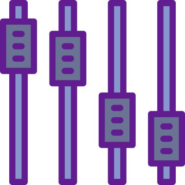 Ayarlar simgesi, basit vektör illüstrasyonu 