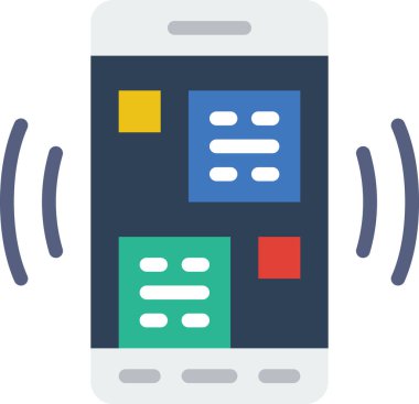 Sohbet simgesi, basit vektör illüstrasyonu 