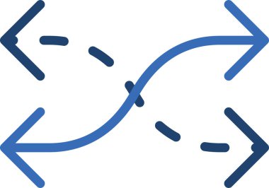 Karıştır simgesi, vektör illüstrasyonu