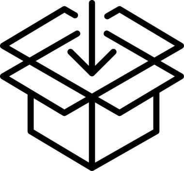 Simge indir, vektör illüstrasyonu