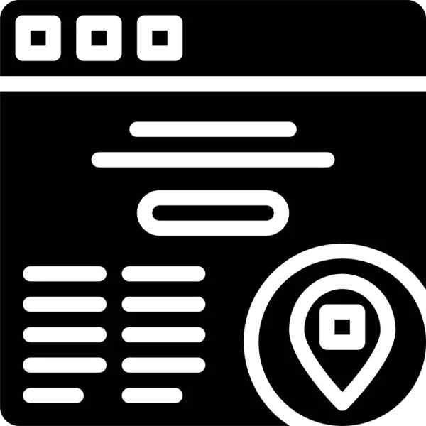 Harita işaretleyici düz vektör simgesi beyaz arkaplanda izole edildi