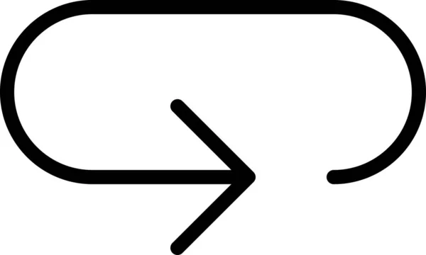 Ein Zeichen Linien Vektor Symbol — Stockvektor