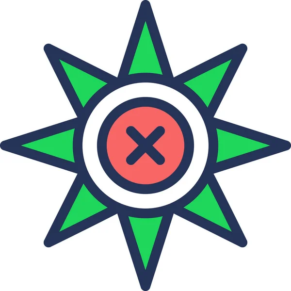 Pusula vektör resimleme arkaplanı