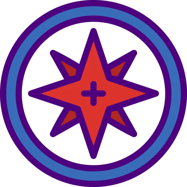 Pusula vektör resimleme arkaplanı