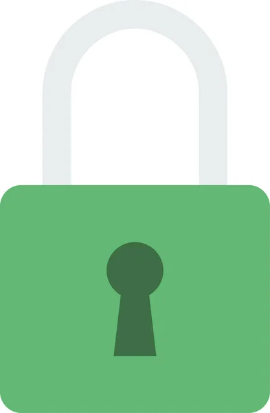 Lock Simple Vector Icon Design — Stock Vector