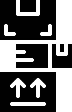 lojistik dağıtım vektör simgeleri 