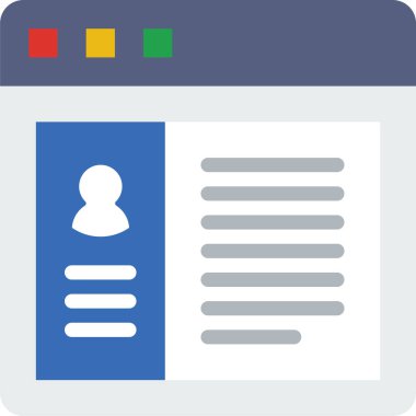 kullanıcı simgesi, vektör illüstrasyonu