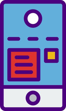 Sohbet simgesi, basit vektör illüstrasyonu 