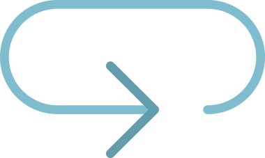 ok simgesi vektör illüstrasyonu