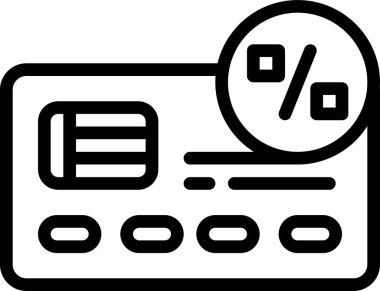 alışveriş ve ödeme çizgisi vektör simgesi.