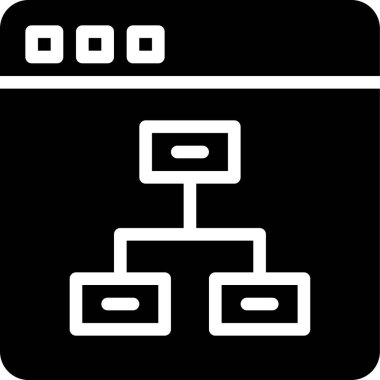 Beyaz arkaplanda diyagram çizgi vektör simgesi 