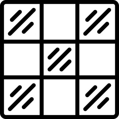 Seo modern simgenin satranç tahtası vektör illüstrasyonu