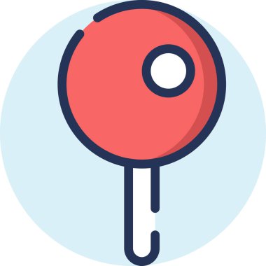 navigasyon işaretleyici satır vektör simgesi 