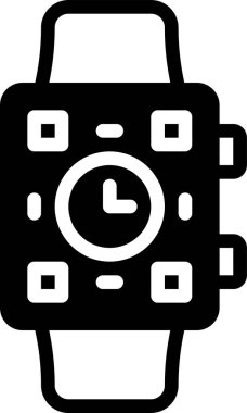 Saat. Web simgesi basit illüstrasyon