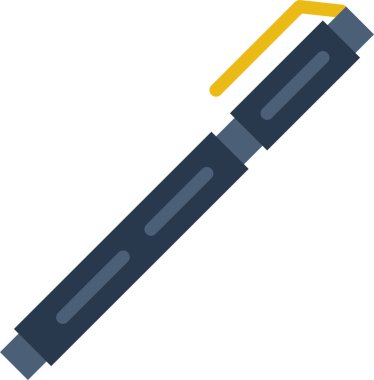 kalem simgesi, vektör illüstrasyonu 