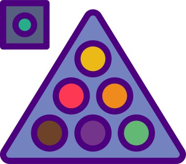 Renkli yumurta. Basit tasarım