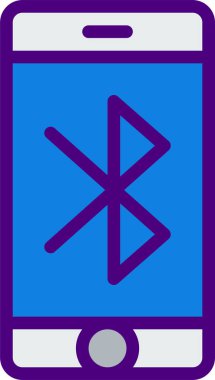 Bluetooth Bağlantı vektör çizimi 