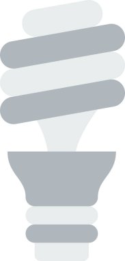 Beyaz arkaplanda elektrik ampulü