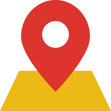 navigasyon işaretleyici satır vektör simgesi 