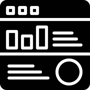 Beyaz arkaplanda basit vektör simgesi