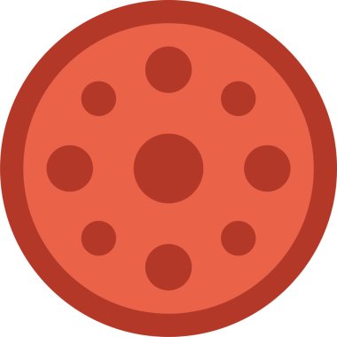 pizza. Web simgesi basit illüstrasyon